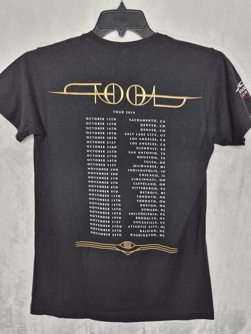 Tool Fear Inoculum 2019 Tour Concert T Shirt Los Angeles Black Mens Small - Picture 6 of 6